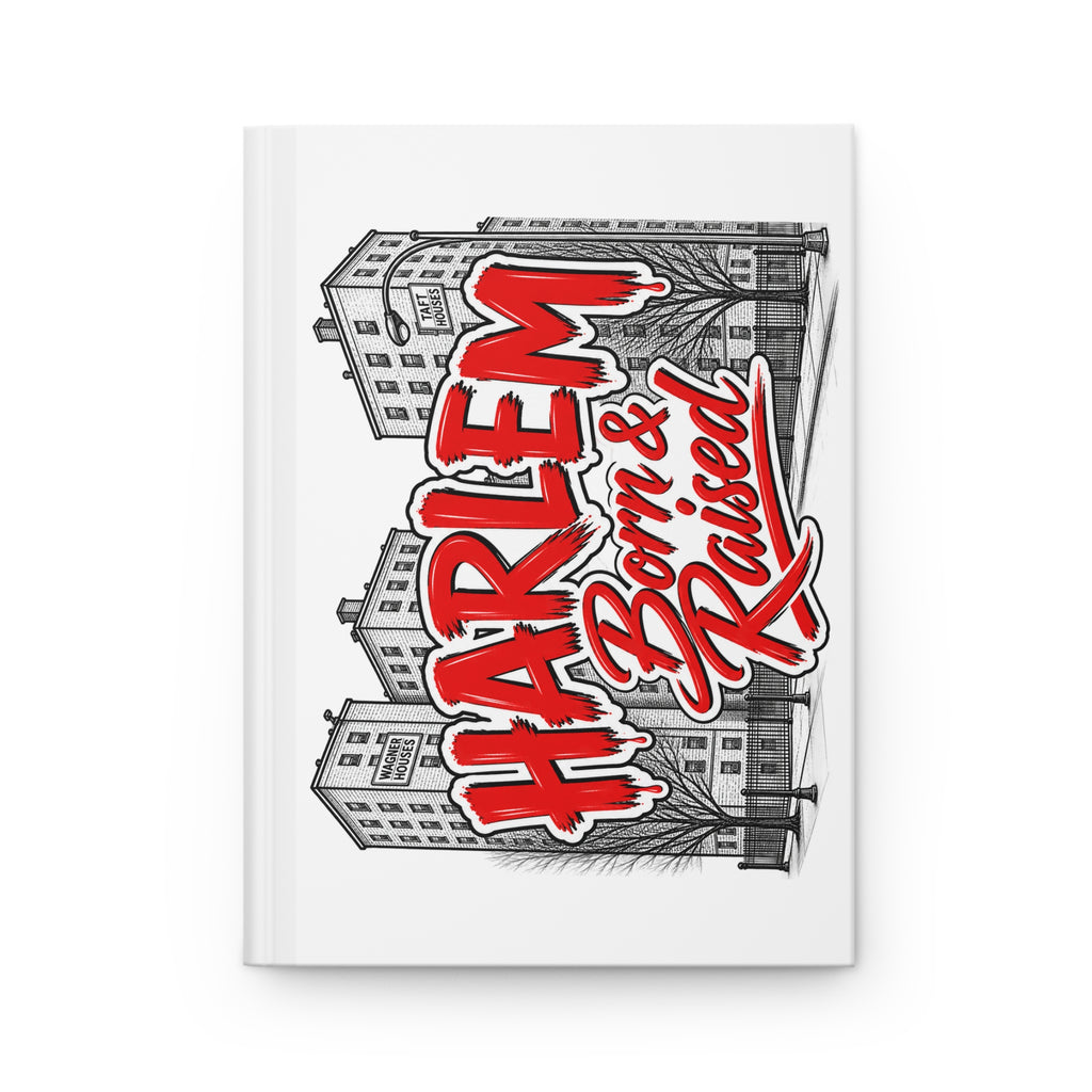 Harlem Born & Raised (RED) - Journal Hardcover
