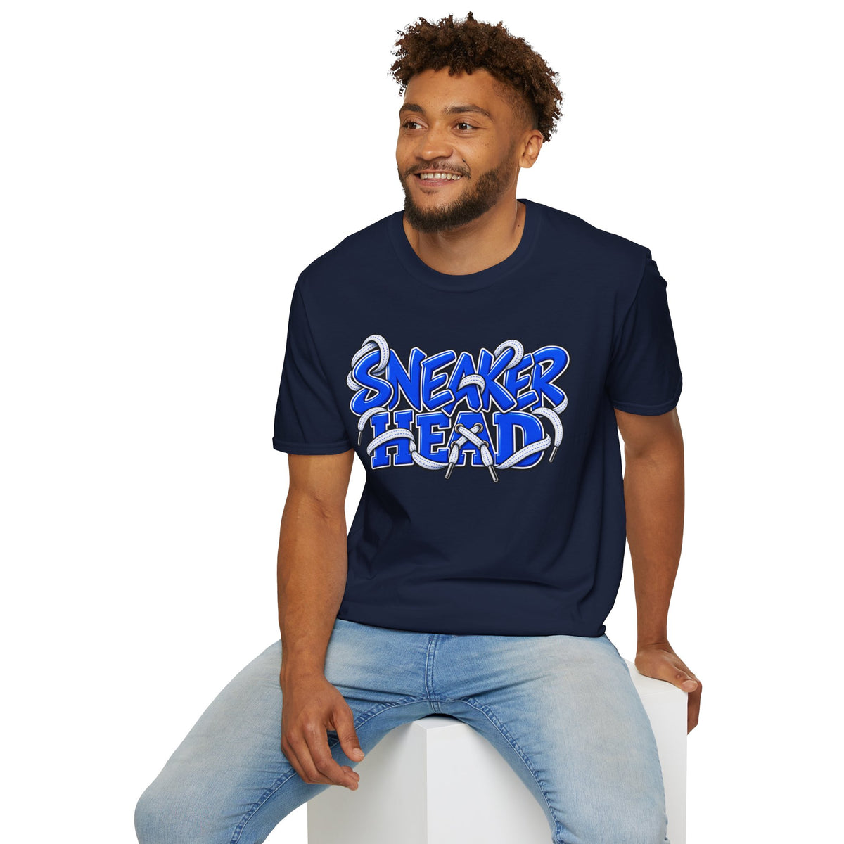 Sneaker Head - Blue - T-Shirt