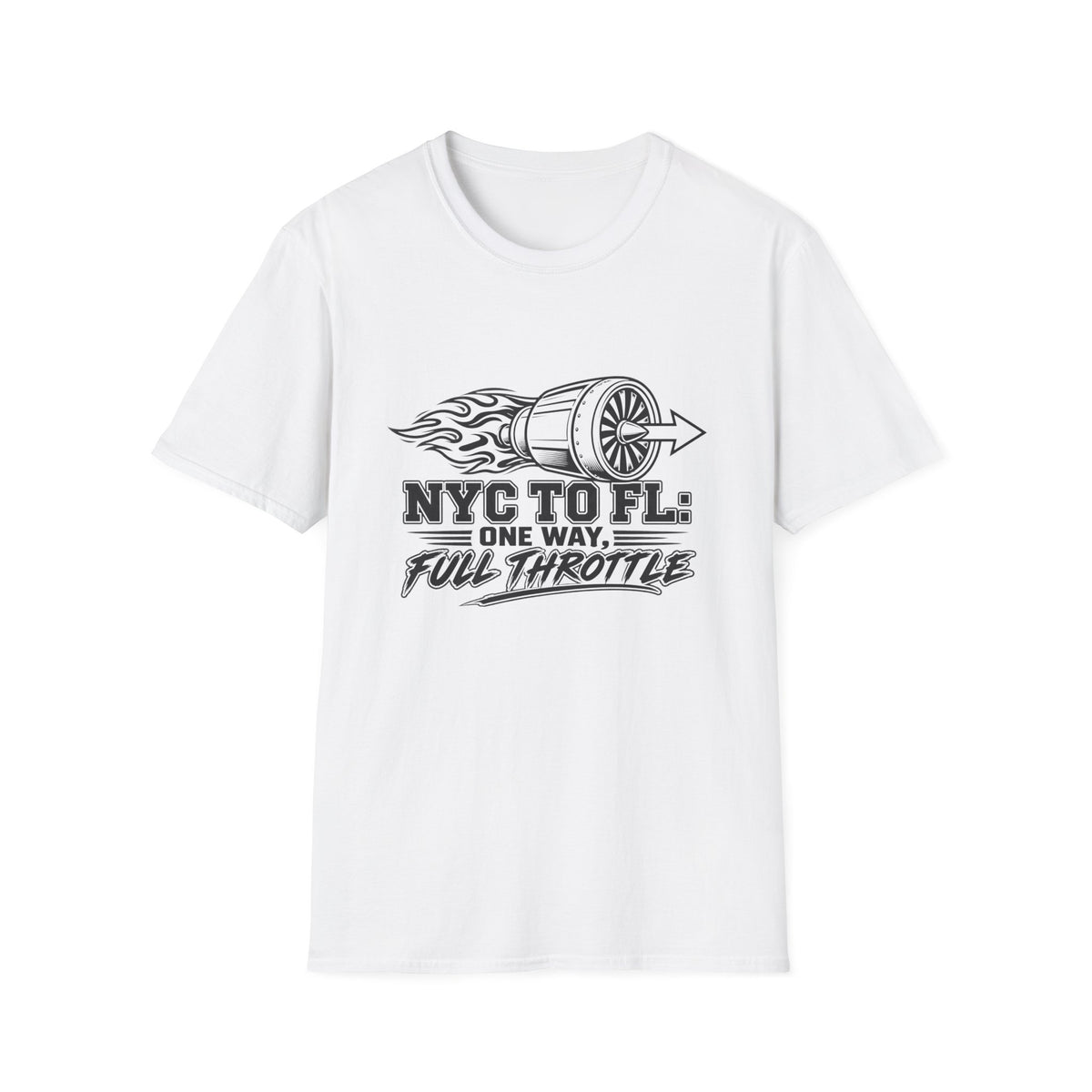 NY to FL Full Throttle T-Shirt