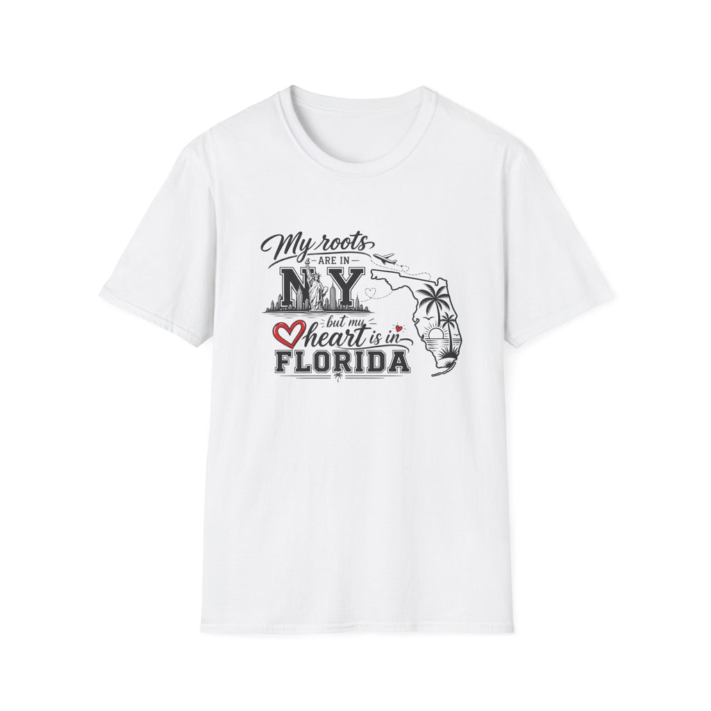 My Roots are in NY and heart is in FL T-Shirt