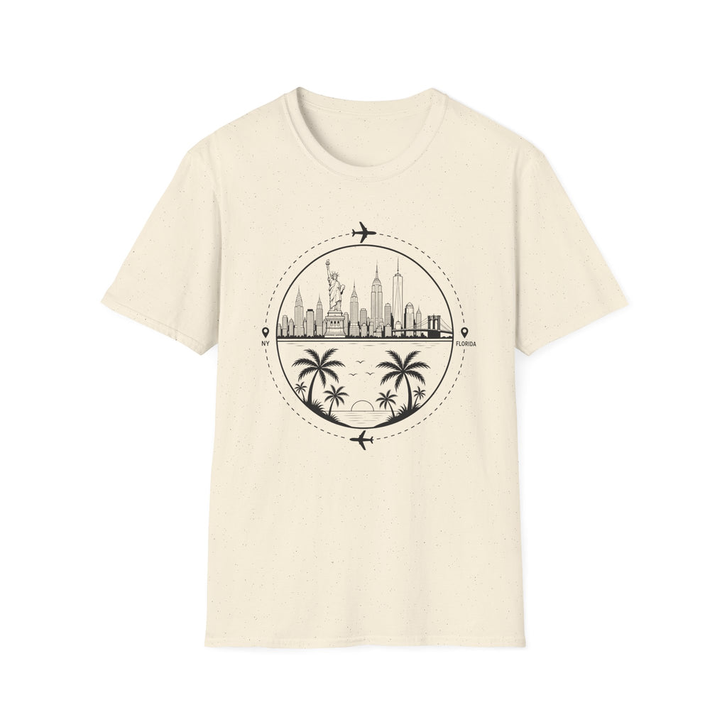 NY to FL Sphere T-Shirt