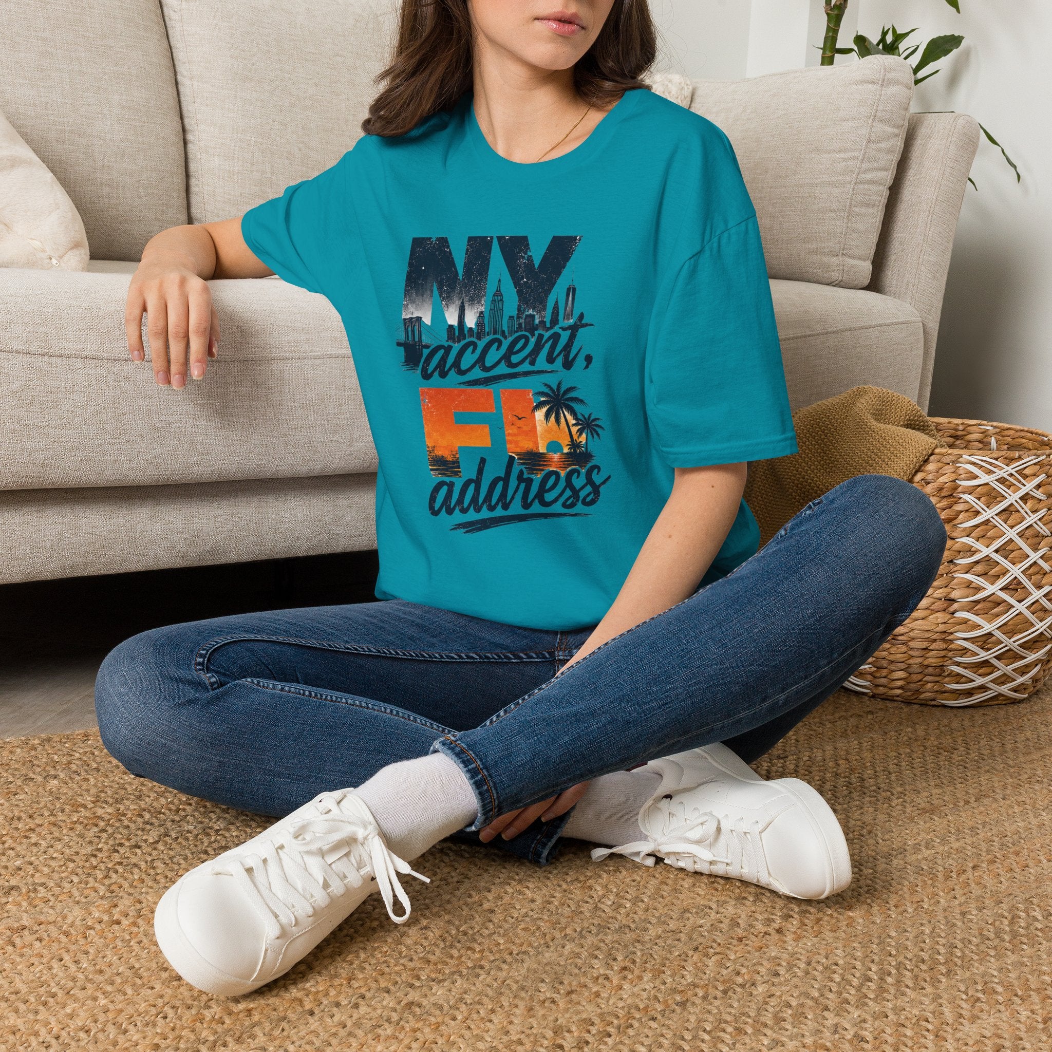 NY Accent FL Address T-Shirt