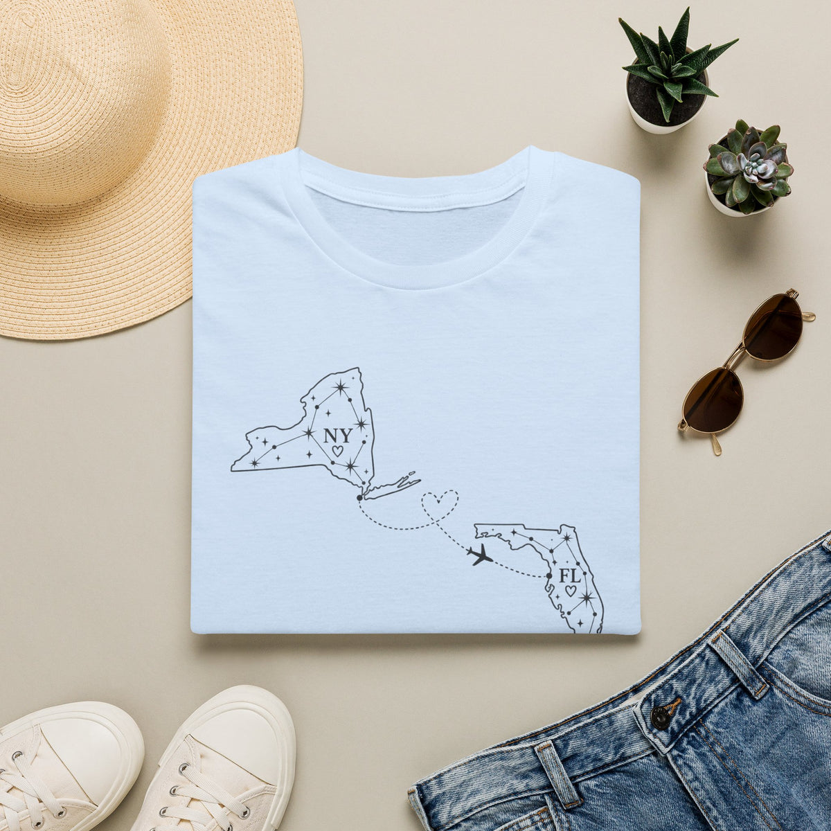 Constellation NY to FL T-Shirt