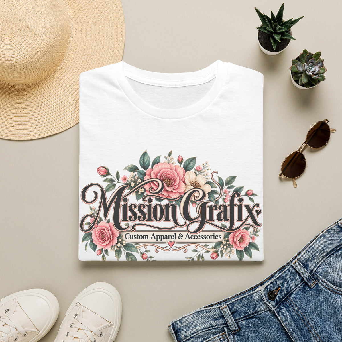 Mission Grafix Floral T-Shirt