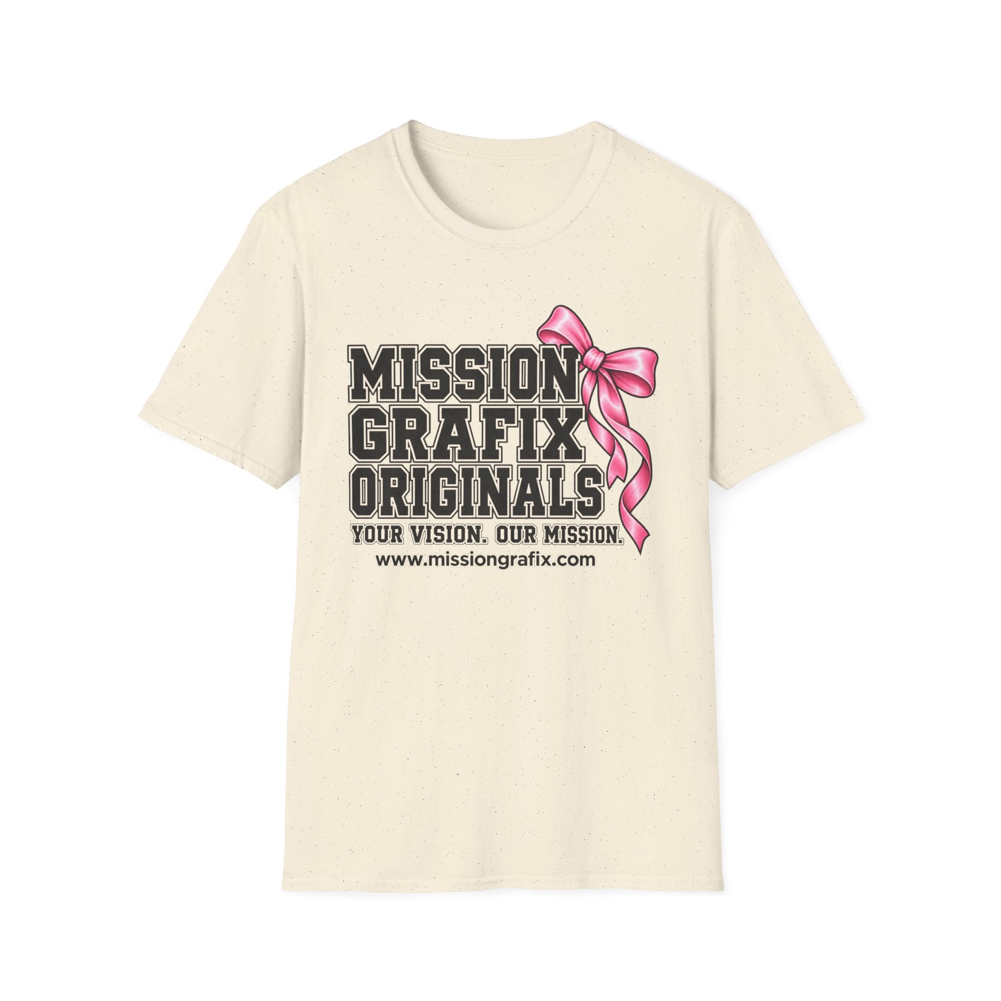 Mission Grafix Varisty Pink Bow II T-Shirt