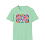 Latina Power Floral Retro T-Shirt