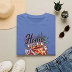 Home Is Where the Pizza Is Folded Right T-Shirt