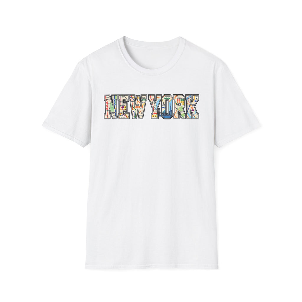 New York Train Map T-Shirt