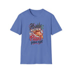 Home Is Where the Pizza Is Folded Right T-Shirt