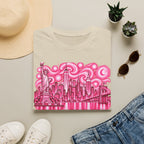 Pink New York City Skyline T-Shirt