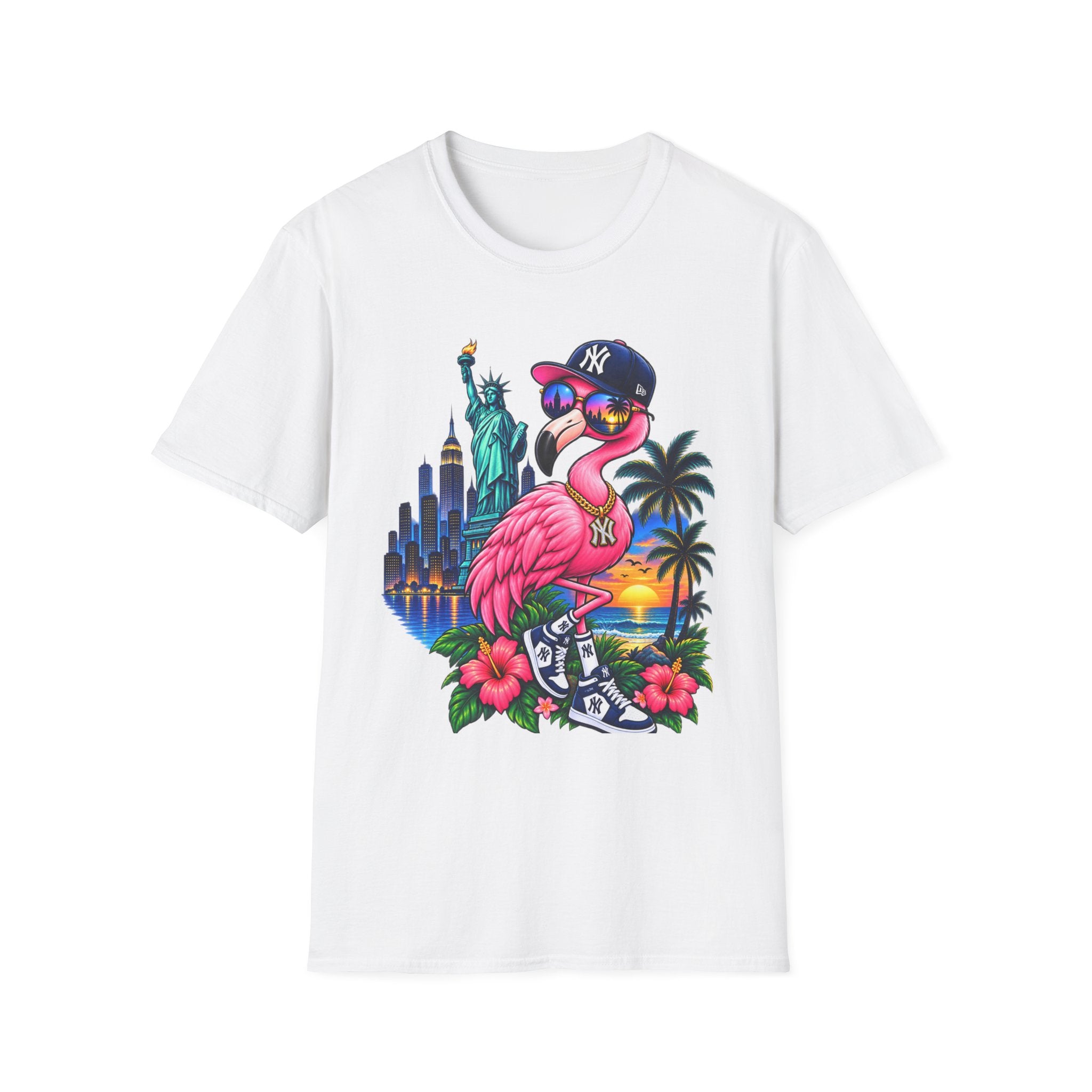 NYC Flamingo T-Shirt