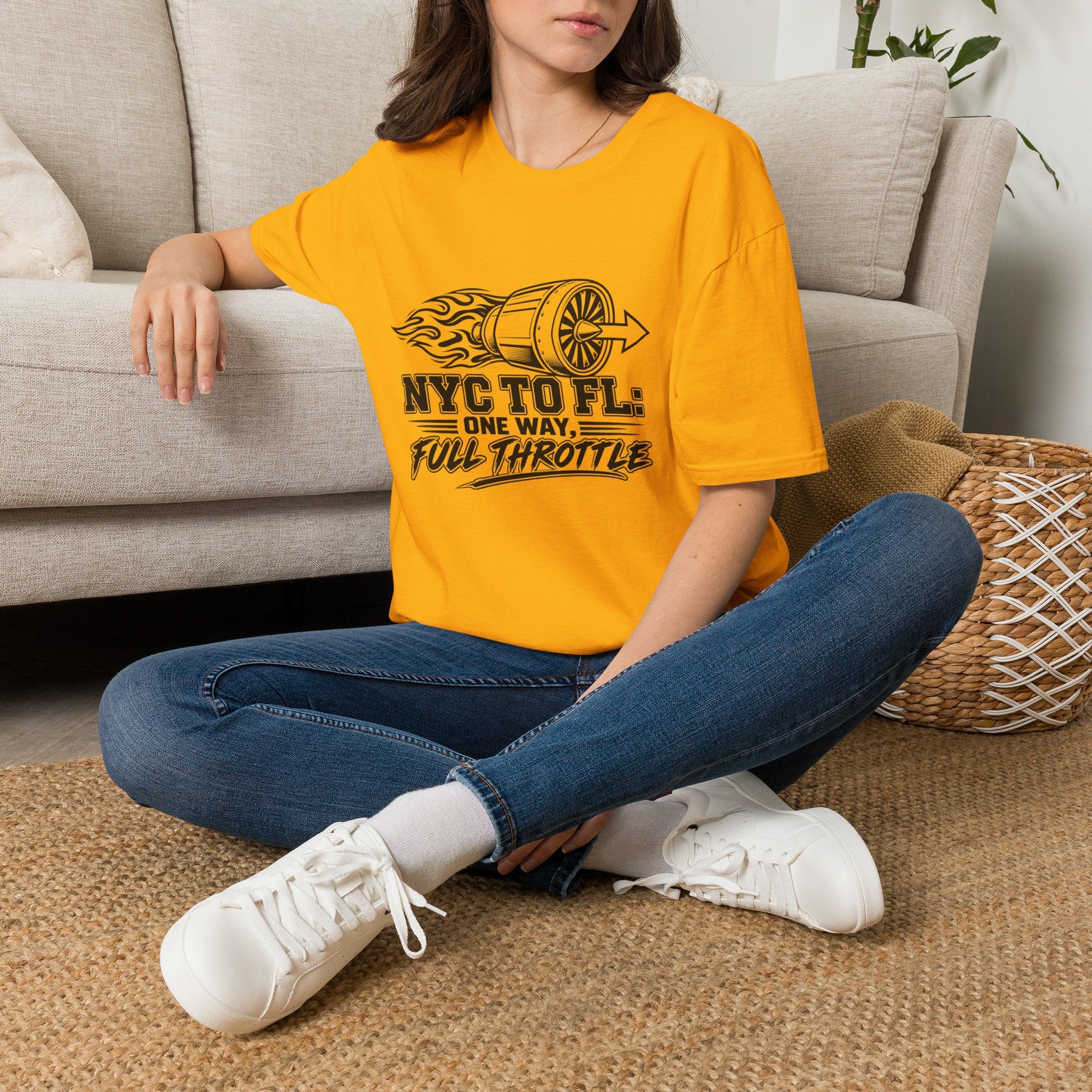 NY to FL Full Throttle T-Shirt