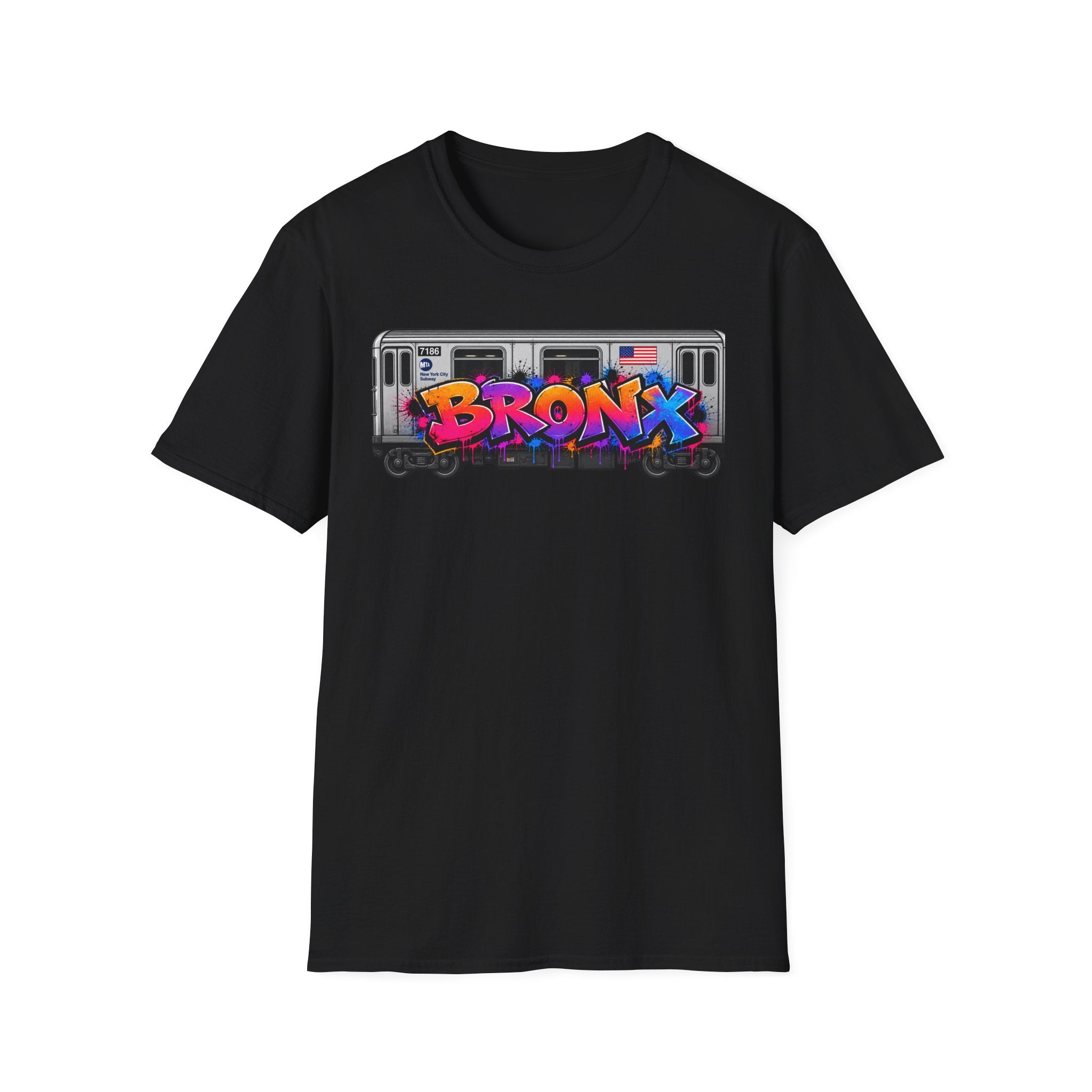 Bronx Graffiti Subway Car T-Shirt