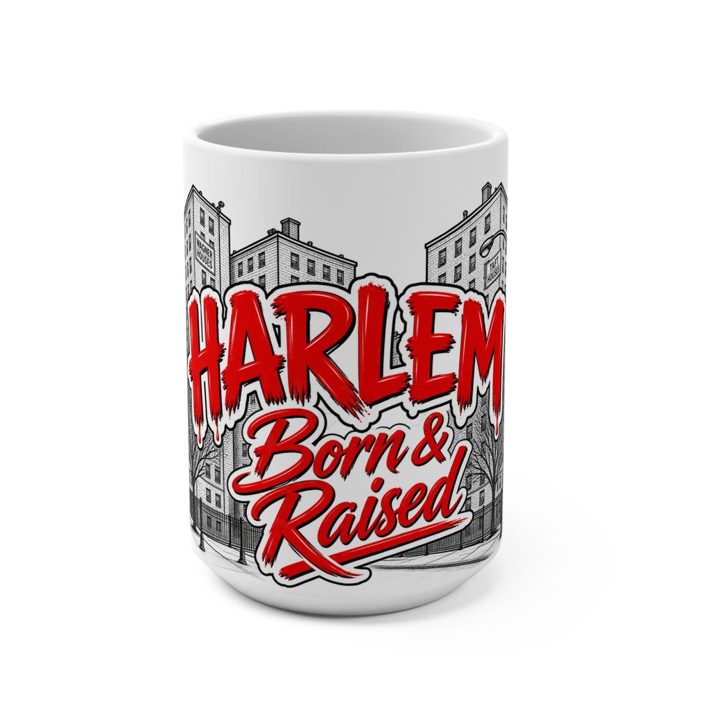 Harlem Born & Raised Mug | City Skyline Illustration