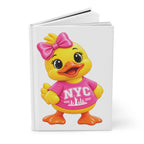 NYC Varsity Girl Rubber Duck  - Journal Hardcover