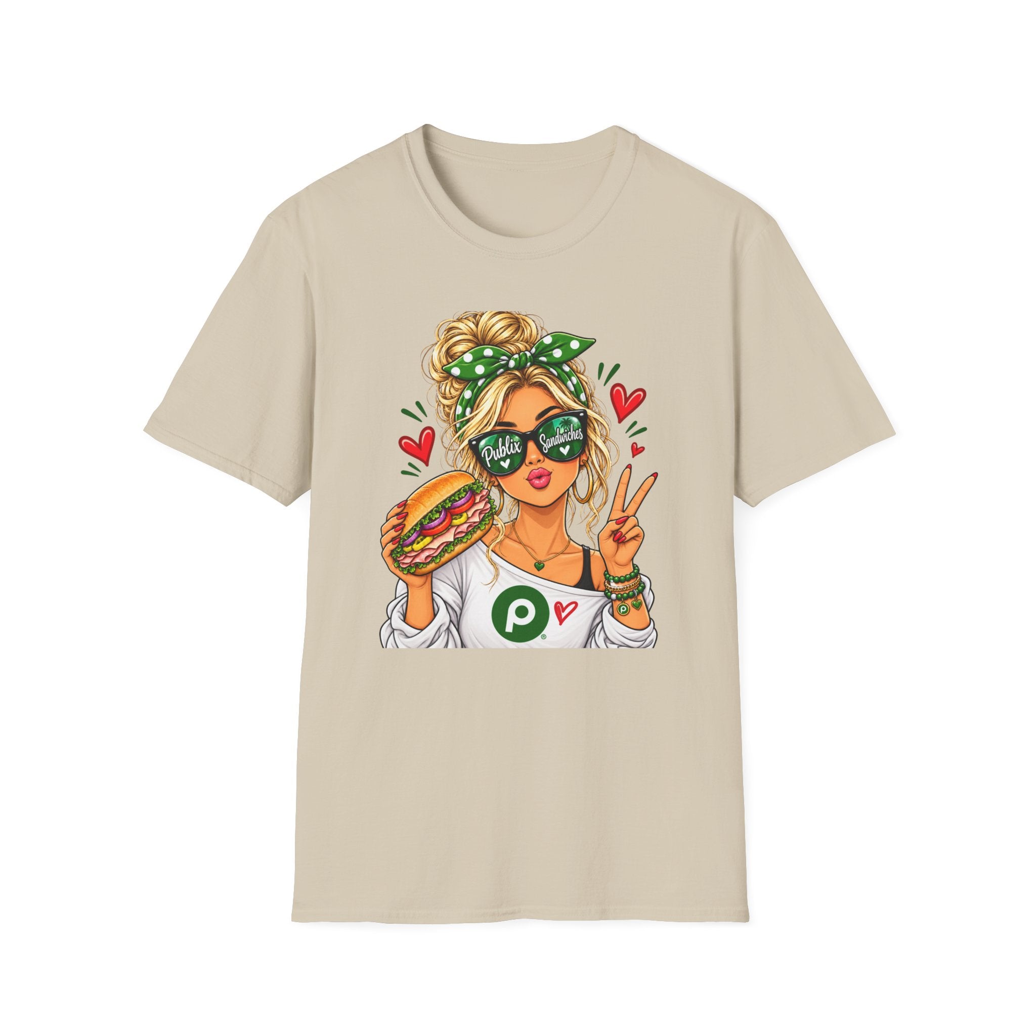 Publix Sandwiches Influencer Girl (Blonde) T-Shirt