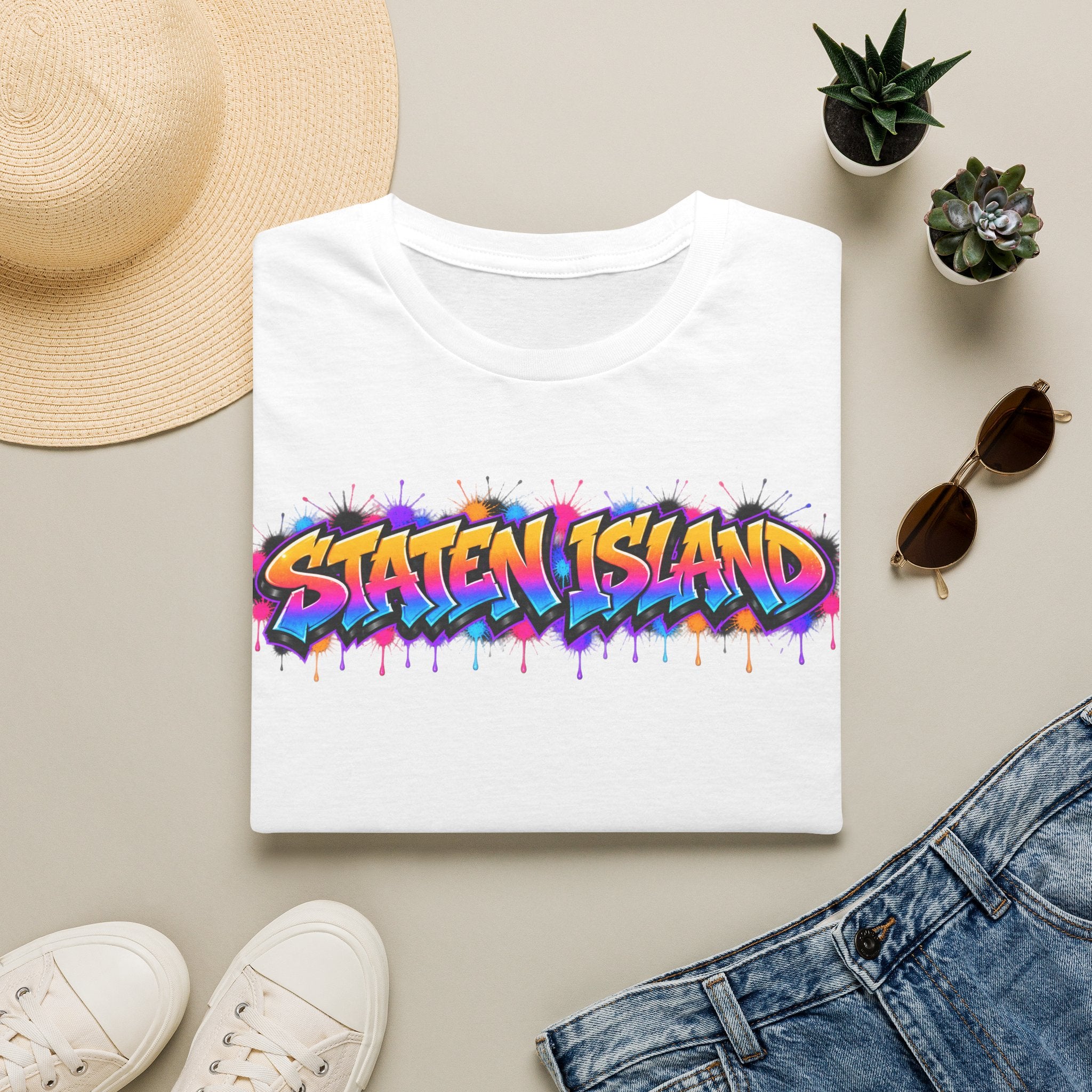 Staten Island Graffiti Tee