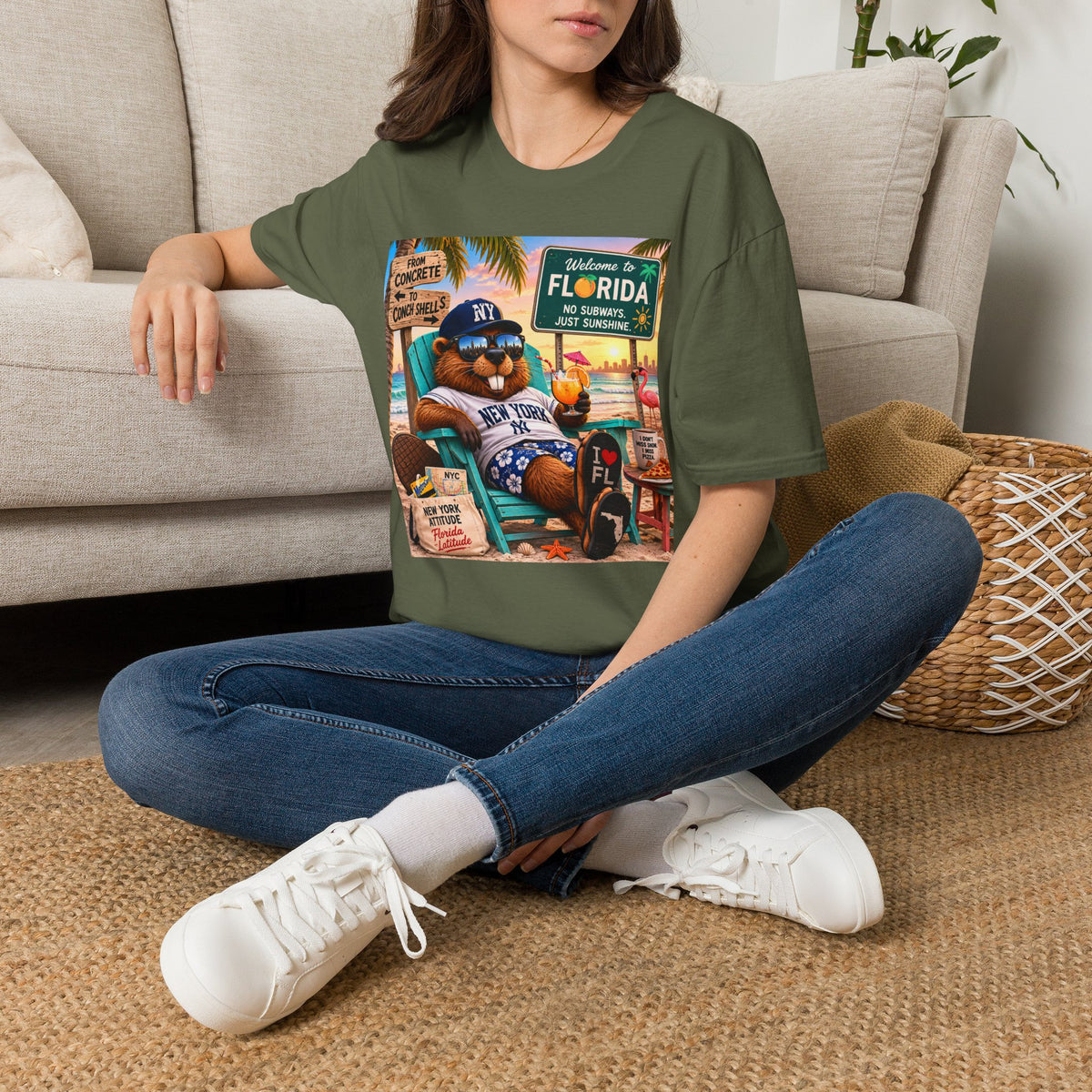 Beaver's NY to FL Escape T-Shirt