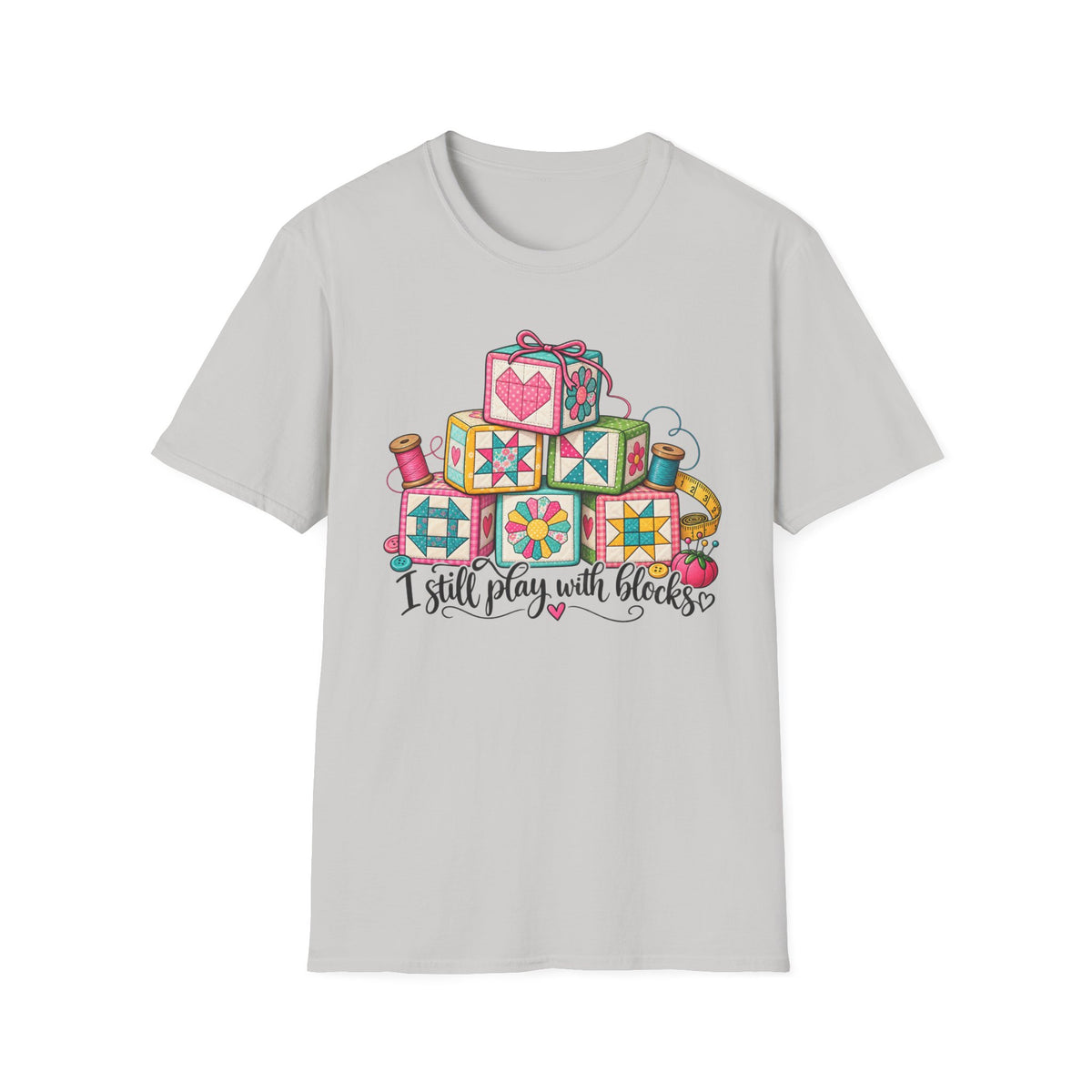 Quilted Blocks and Crafty Threads T-Shirt
