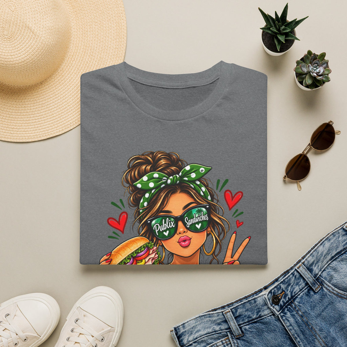 Publix Sandwiches Influencer Girl (Brunette) T-Shirt