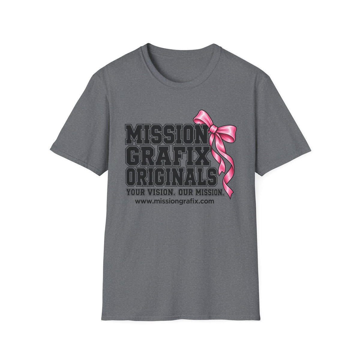 Mission Grafix Varsity Pink Bow II T-Shirt