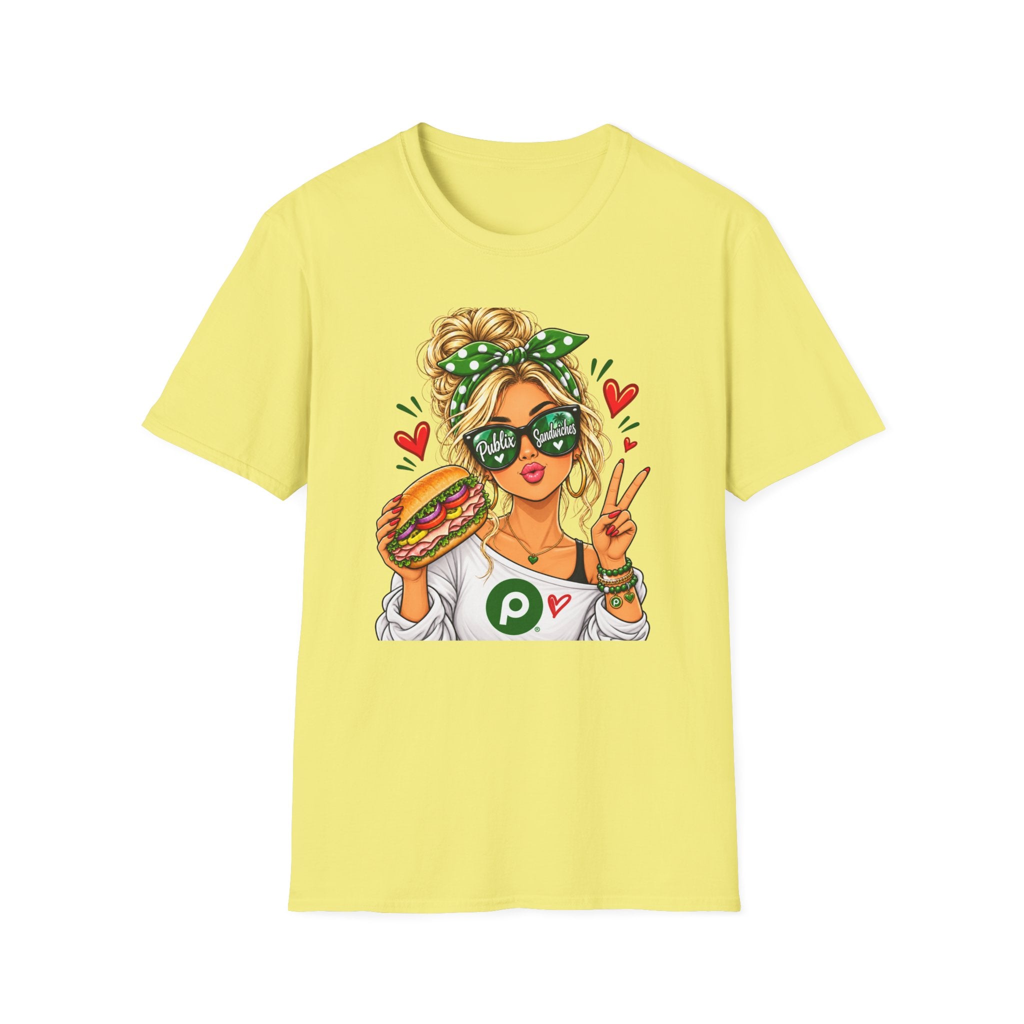 Publix Sandwiches Influencer Girl (Blonde) T-Shirt