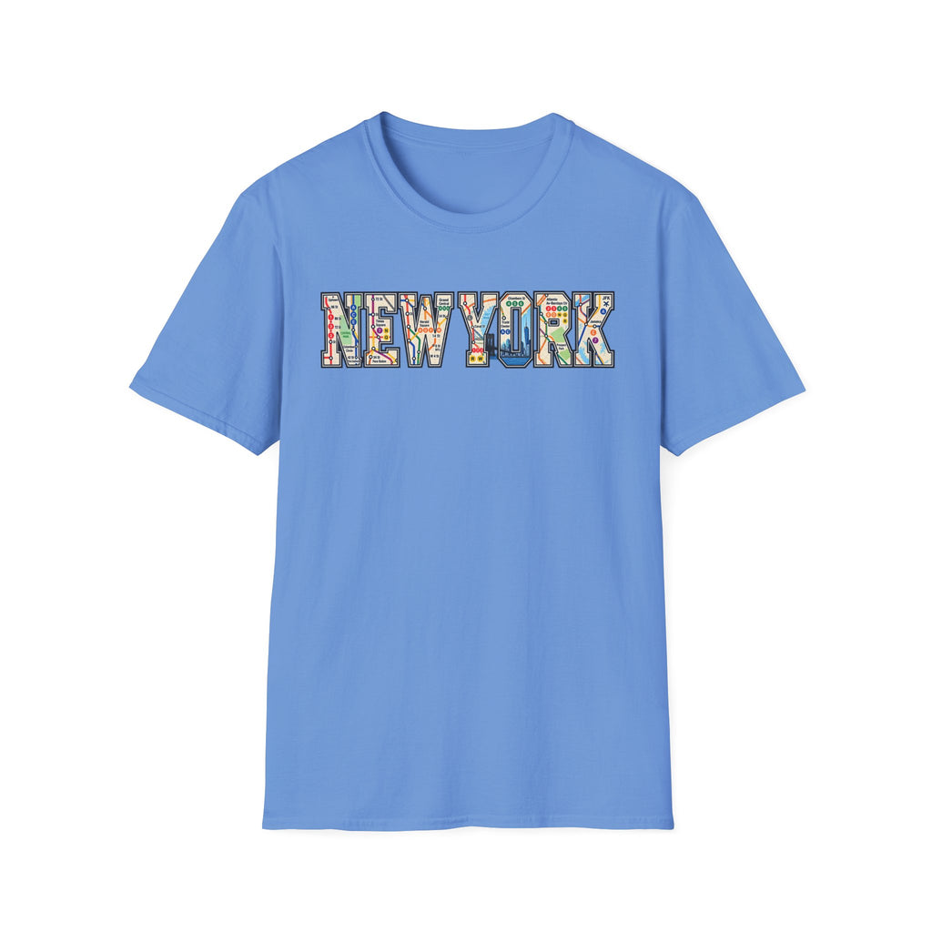 New York Train Map T-Shirt