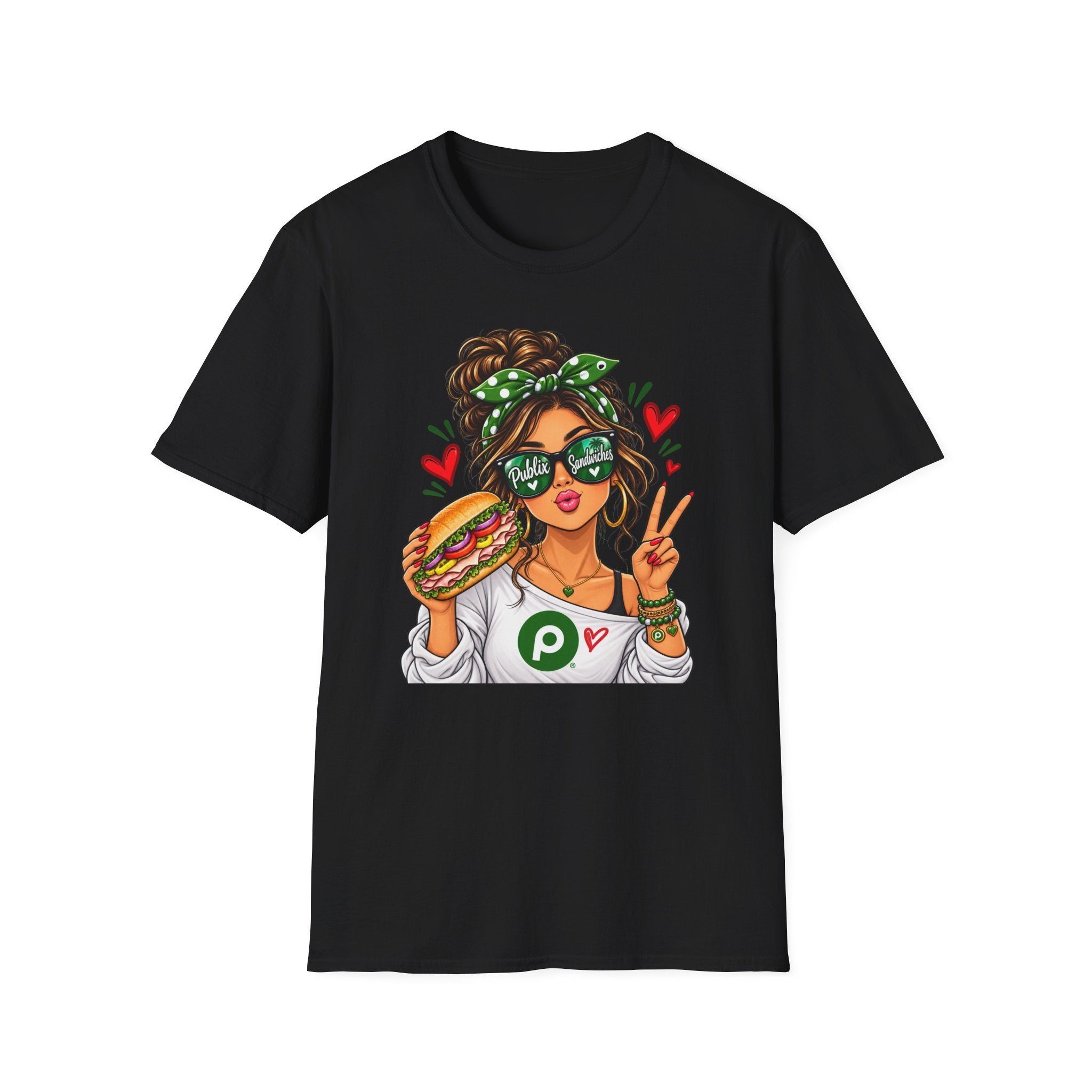 Publix Sandwiches Influencer Girl (Brunette) T-Shirt