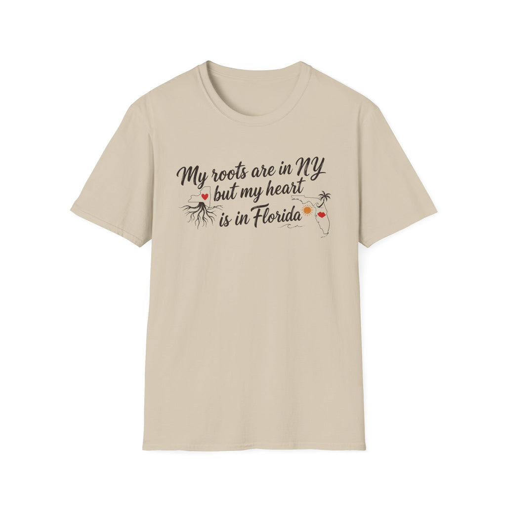 My Roots are in NY and heart is in FL III T-Shirt
