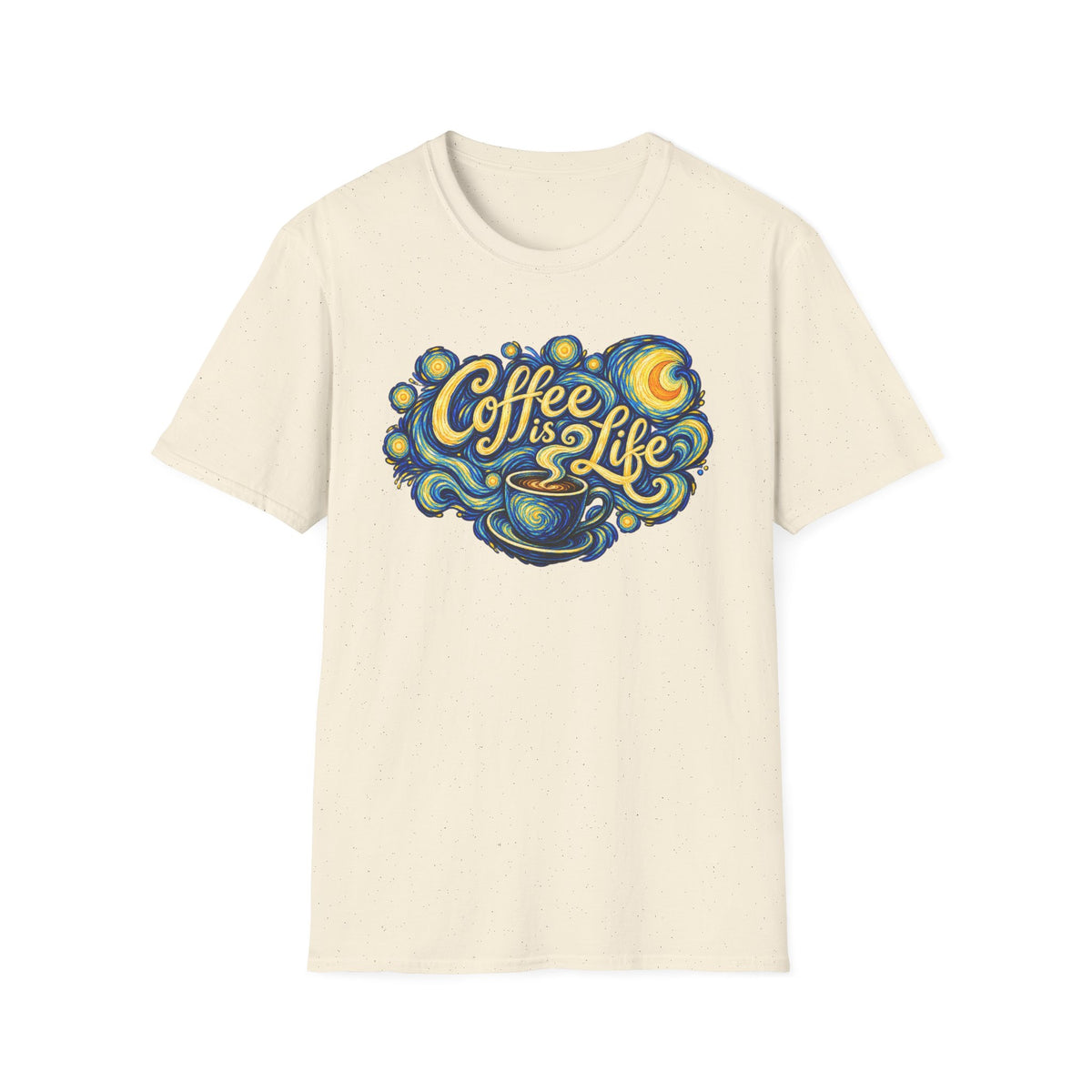 Coffee Is Life in a Starry Night T-Shirt