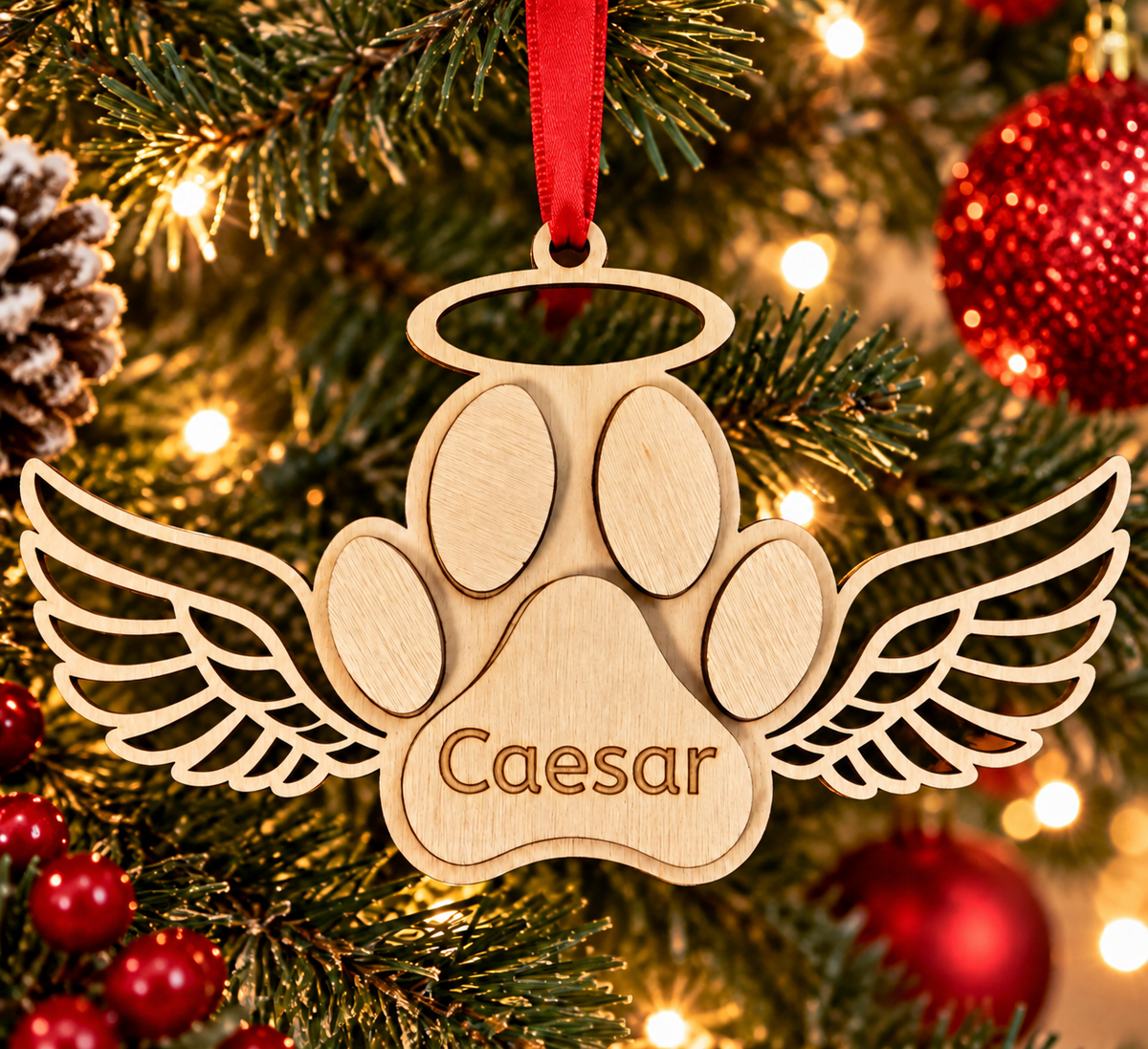 Pet Memorial Ornament (Personalize)