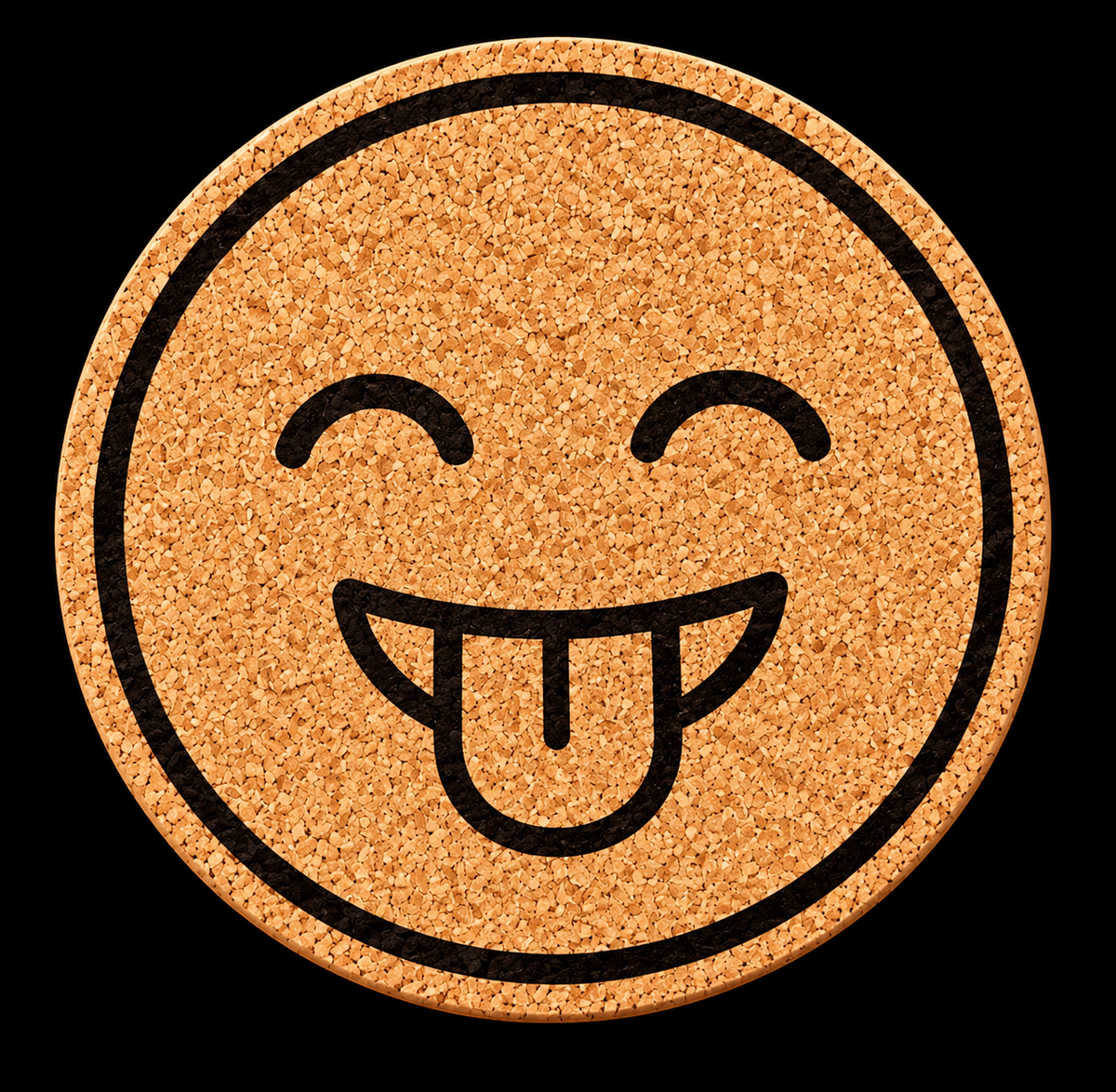Tongue Out Emoji Coaster