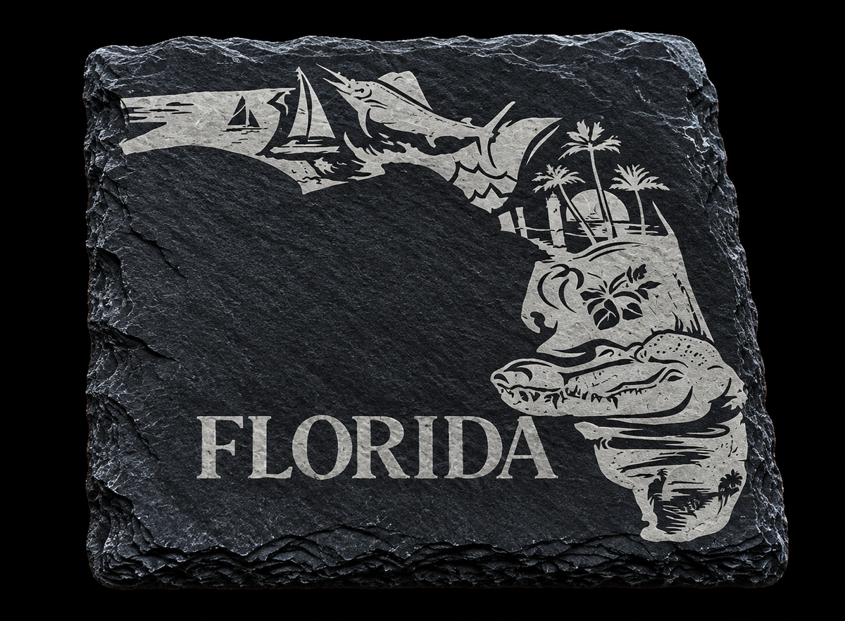 Florida State - Slate Coaster