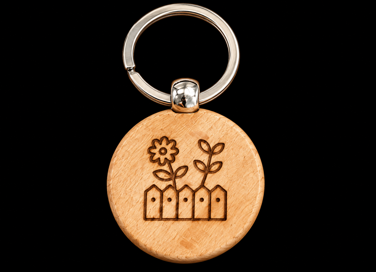My Little Garden Keychain