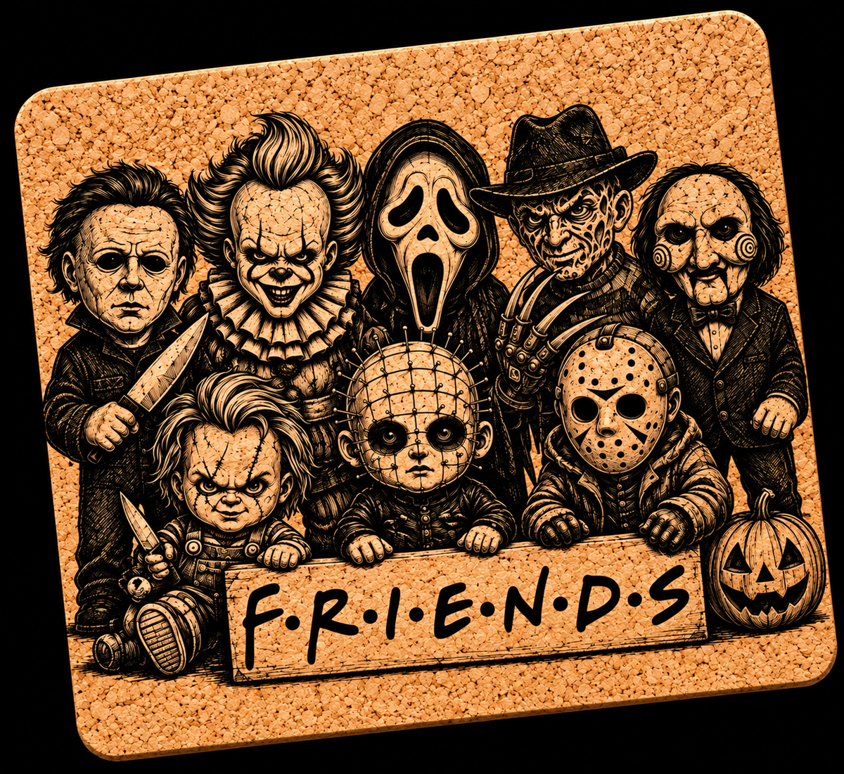 Horror Friends Coaster