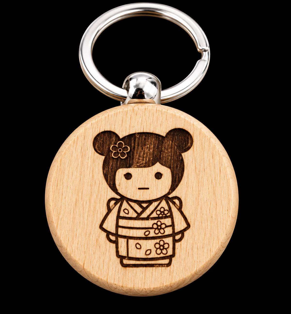 Japanese Girl Keychain