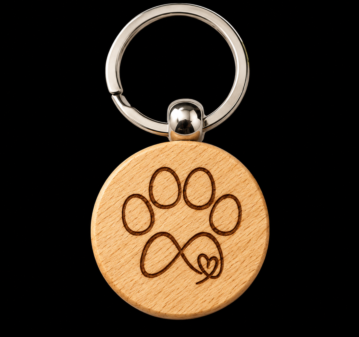 Paw & Heart Keychain