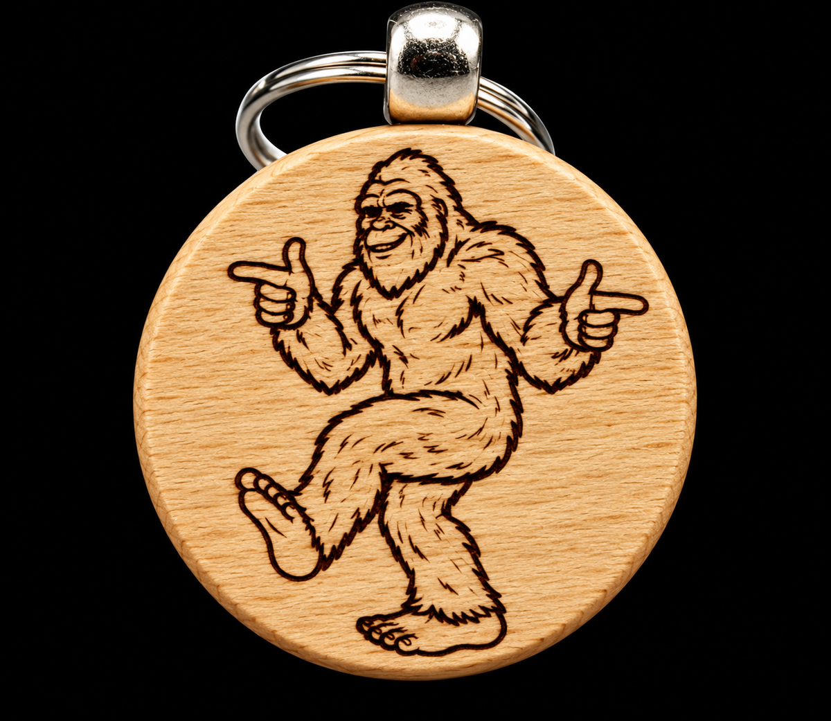 Bigfoot Keychain