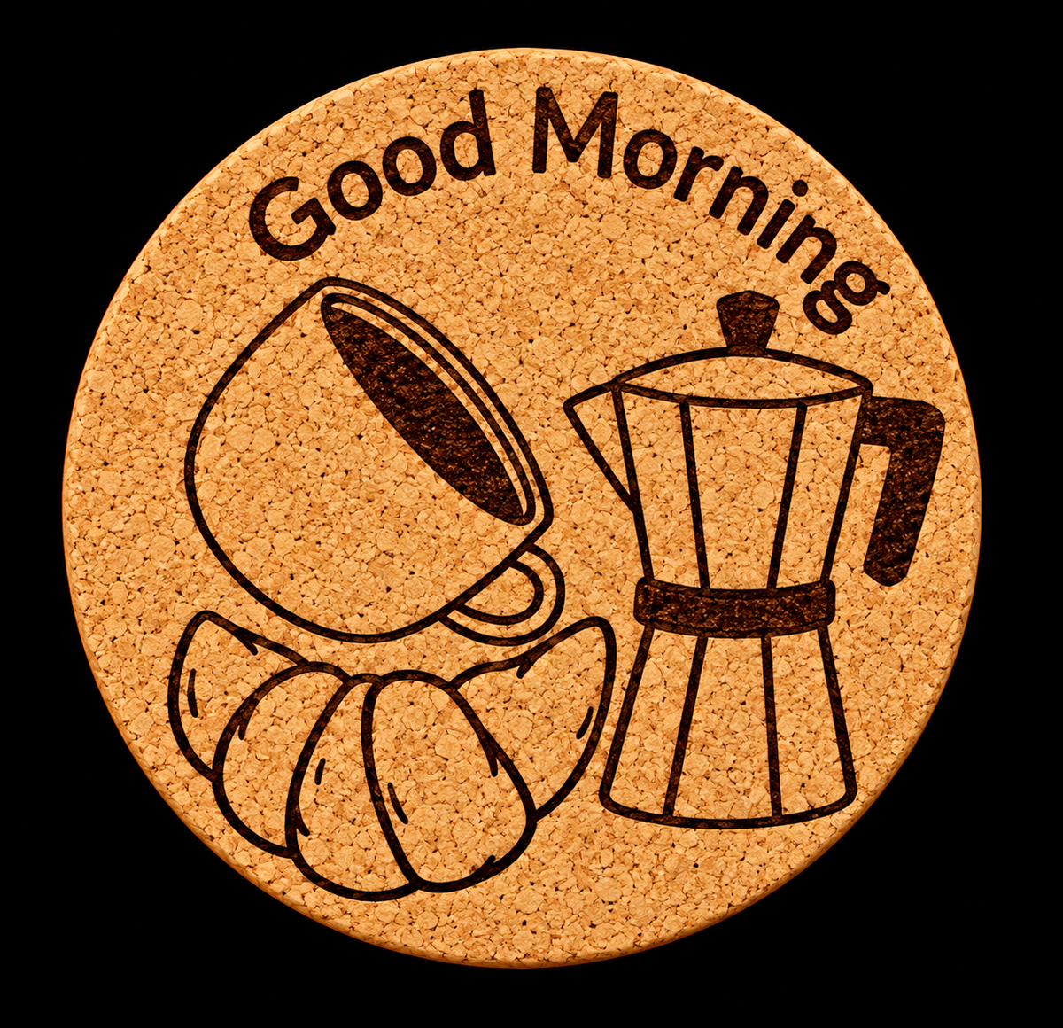 Good Morning Coffee Coaster