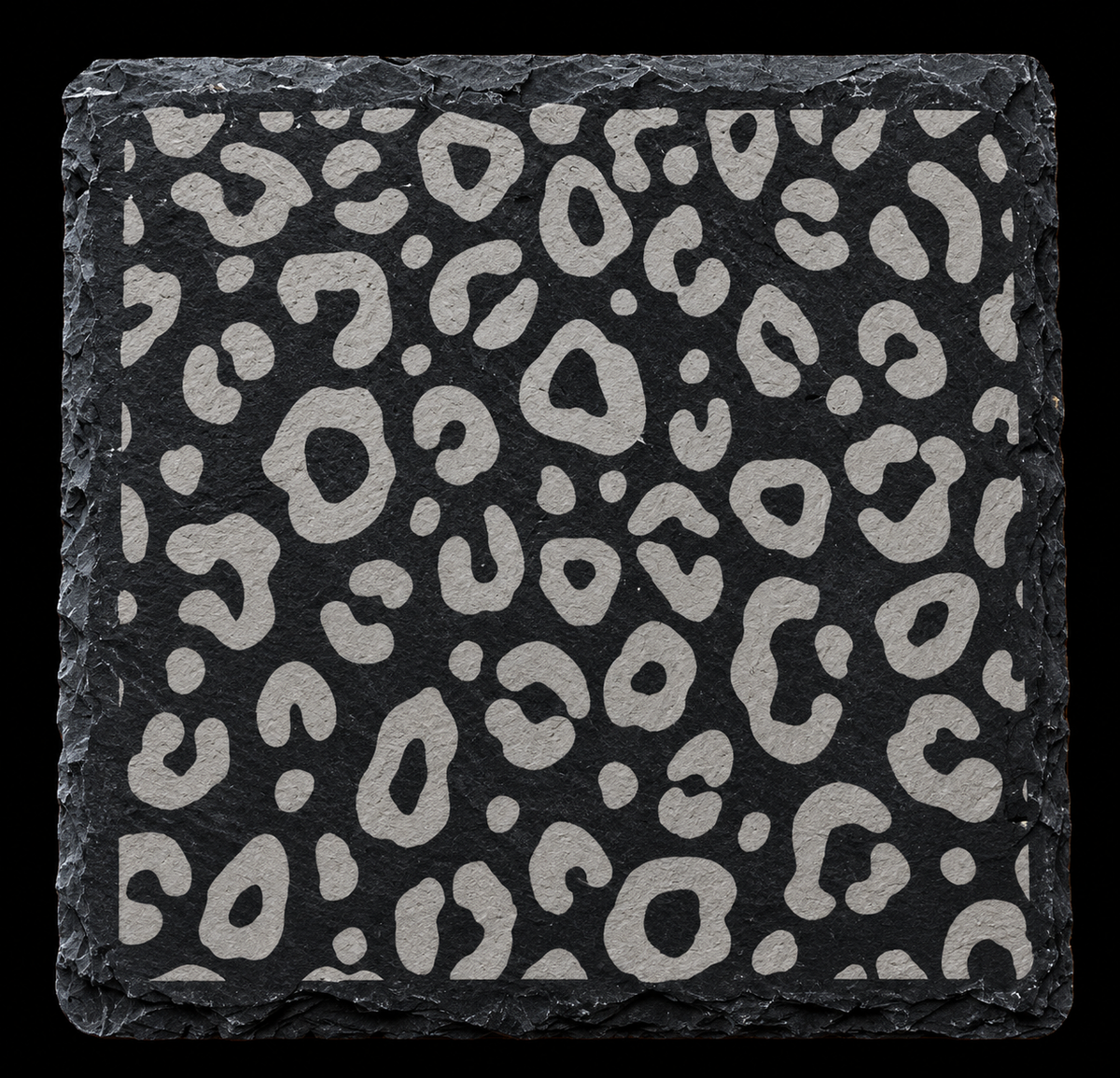 Leopard Print - Slate Coaster