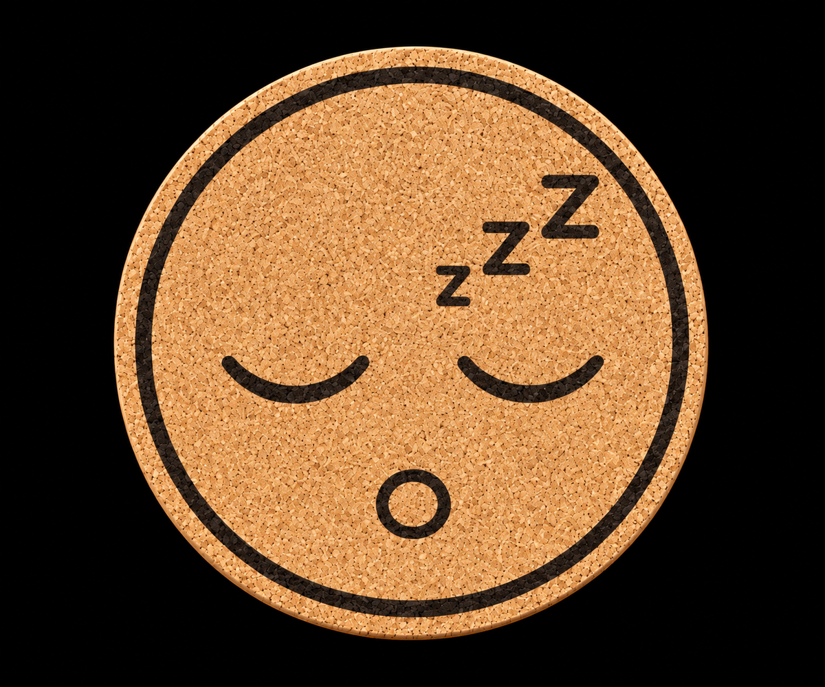 Sleeping Emoji Coaster