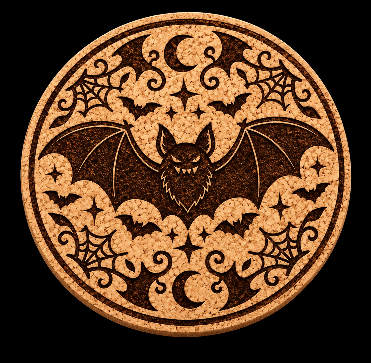 Black Bat Coaster