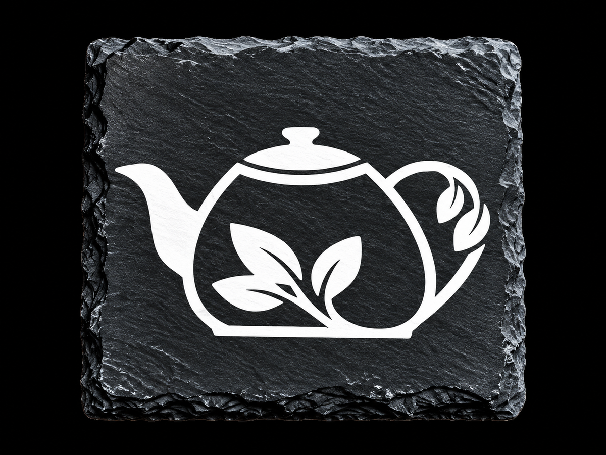 Teapot - Slate Coaster
