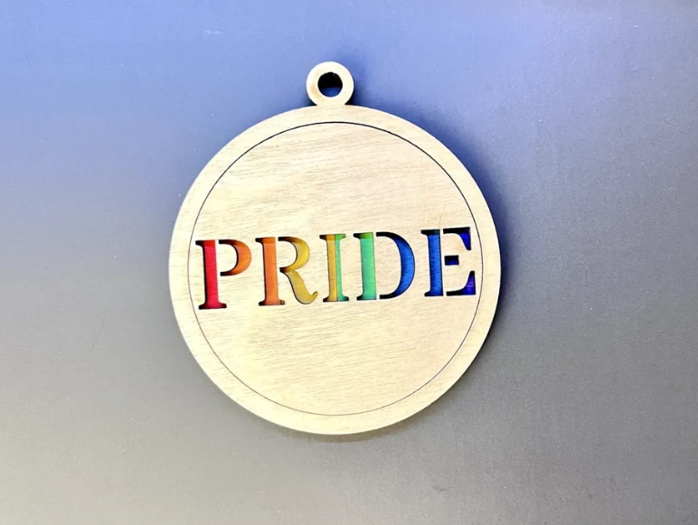 Pride Wooden Ornament
